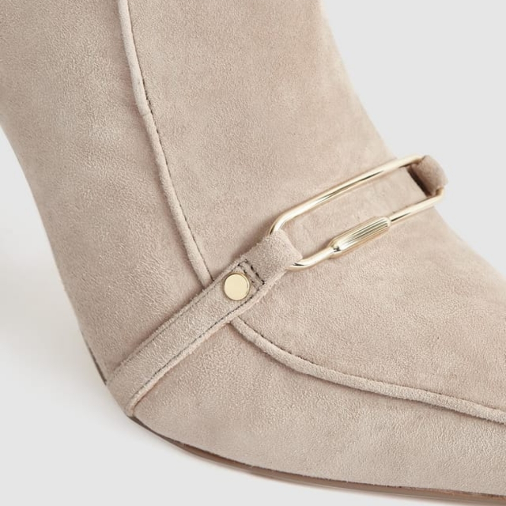 NWT REISS | Jett Suede Ankle Booties - Picture 4 of 6